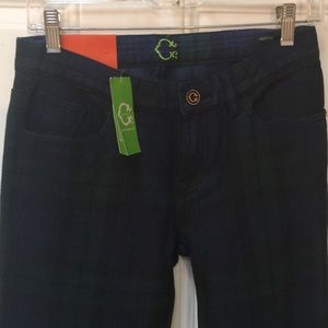 Plaid Skinny Jeans by C Wonder - size 25 - NWT